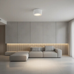 Plafon AURA 1 biały GX53 SL.1782 - Sollux