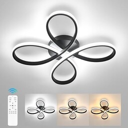 Nowoczesna lampa sufitowa LED ściemnialna, 40 W 4500