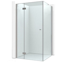 KABINA PRYSZNICOWA 100x100 cm/8 mm otwierana, chrom