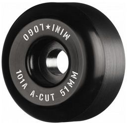kółka MINI LOGO A-CUT WHEELS 2 101A Black