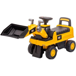 SUN BABY Jeździk Koparka CAT Czujnik dymu 40