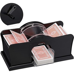 Relaxdays Mikser kart, 2 talie, z korbą, ręczny