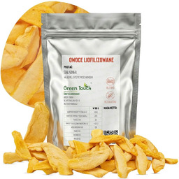 Mango liofilizowane duże kawałki przekąska naturalne bez dodatków