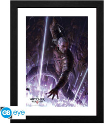 Plakat w ramce Wiedźmin - Geralt