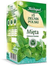 Herbapol Herbata Zielnik Polski - Mięta 20tb