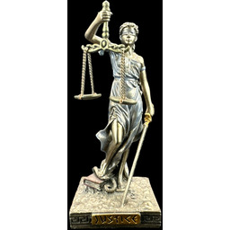 Mała rzeźba - Temida bogini sprawiedliwości i prawa