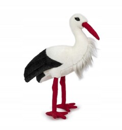 Maskotka Semo Bocian stojący 33 cm zabawka przytulanka