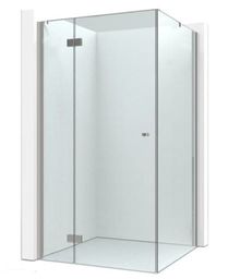 KABINA PRYSZNICOWA 90x100 cm/8 mm otwierana, chrom