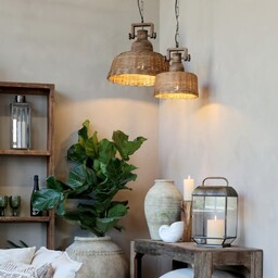 Rattanowa Lampa Chic Antique B