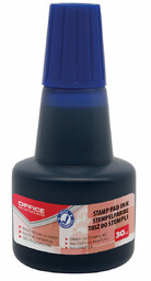 Tusz do pieczątek/stempli 30ml OFFICE PRODUCTS niebieski /18143011-01/