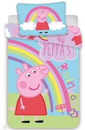 Pościel do łóżeczka Świnka Peppa 100x135 Jerry Fabrics