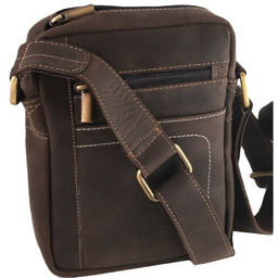 Listonoszka skórzana Always Wild [DH] 250840-MH c. brązowa