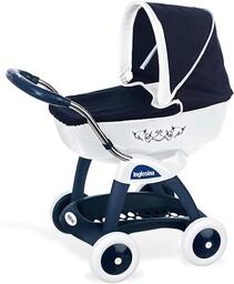 Smoby Baby Wózek dla Lalek, Granatowy/Biały, Od 3