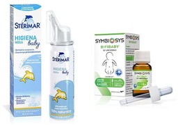 Zestaw Sterimar Higiena Nosa Baby, 100ml + SYMBIOSYS