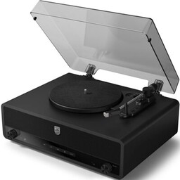 PHILIPS Gramofon TAV3000B/10 Czarny, Automatyczny, Napęd pasowy, BT,