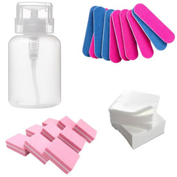 Zestaw Profesjonalny do Manicure: Polerka, Pilnik, Waciki, Dozownik