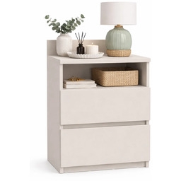 Edinos Szafka nowoczesna nocna z szufladami kaszmir T6-P18