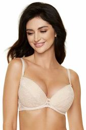 Biustonosz push-up Cairo beżowy75B
