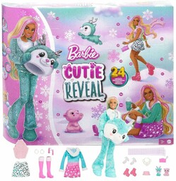 Kalendarz adwentowy z lalką Barbie Cutie Reveal