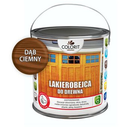 Lakierobejca do drewna Dąb Ciemny 2,5 l Colorit