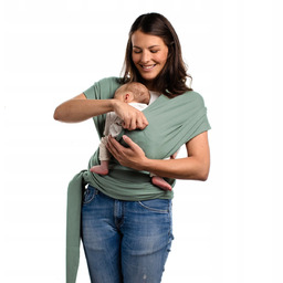 Boba Chusta do noszenia niemowląt Wrap zielona nosidełko