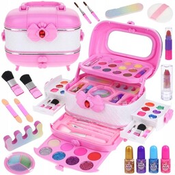 Kuferek Zestaw Kosmetyków do Malowania Makijażu Paznokci