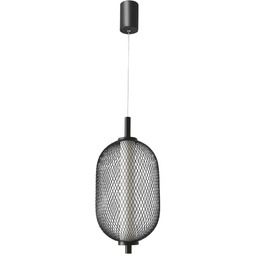 Lumes Loftowy czarny żyrandol wiszący - 4X M103