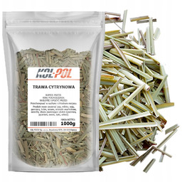 TRAWA CYTRYNOWA 1kg Suszona cięta naturalna świeża wysoka