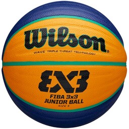 Wilson Piłka koszykowa Fiba 3x3 Junior żółto-niebieska WTB1133XB