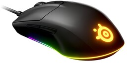 Mysz, SteelSeries, Rival 3, czarna