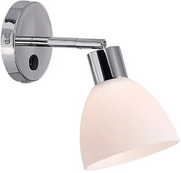 Nordlux Regulowana lampa ścienna Ray 63191033 szklana biała