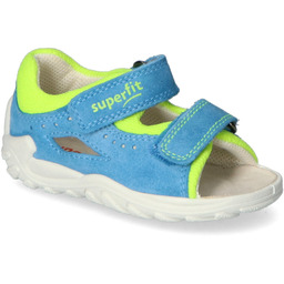 Sandały Superfit 1-000036-8410 Niebieskie/Żółte
