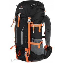 ODDYCHAJĄCY PLECAK TREKKINGOWY BERGSON TUNNEBO 35L CZARNO-POMARAŃCZOWY