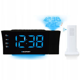 Blaupunkt Radiobudzik Projektor Termometr CRP81USB