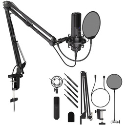 KRUX Esper 1000 mikrofon USB zestaw ramię kosz