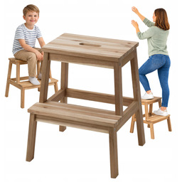 Taboret Kuchenny Drewniany Stołek Ze Schodkiem Podest Ikea