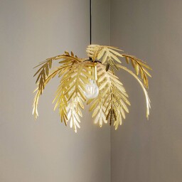 ONLI Lampa wisząca Dubai, dekoracja palmy, Ø 50