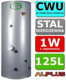 Bojler Joule 125l 1w zasobnik nierdzewny 1 wężownica