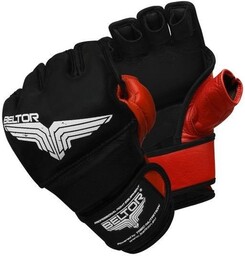 Beltor rękawice MMA Pride czarn-czerw