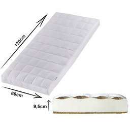 Materac do łóżeczka dziecięcego kokos pianka gryka Mar-Pol