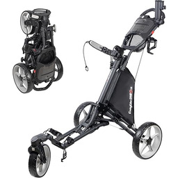 CaddyLite 15.3 Quad-Fold Golf Push Cart Dark
