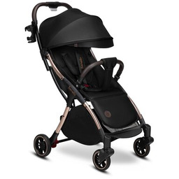 LIONELO Wózek dziecięcy Julie One Black Gold Czarno-złoty