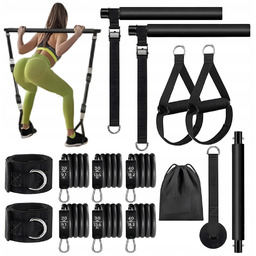 Kij Drążek Treningowy Do Pilatesu Uniwersalny Zestaw Fitness