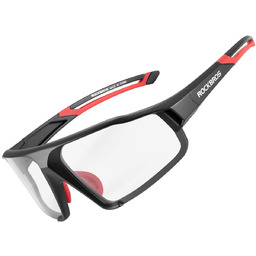 Okulary rowerowe fotochromowe UV400 z etui SP216BK -
