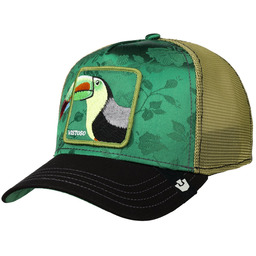 Czapka Trucker Belize Toucan by Goorin Bros., beżowo-zielony,