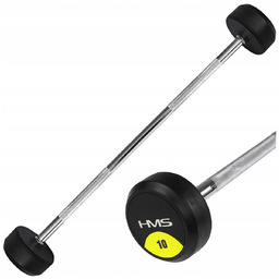 Sztanga Gryf Prosty 10kg Radełkowany Z Obciążeniem Stałym