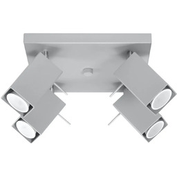 Plafon MERIDA 4 szary SL.0458 - Sollux