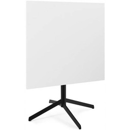 Stół Składany Nexus 80x80 cm Biały Blat wykonany