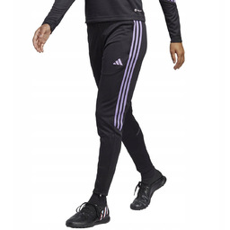Spodnie damskie adidas Tiro 23 Club Training czarno-fioletowe