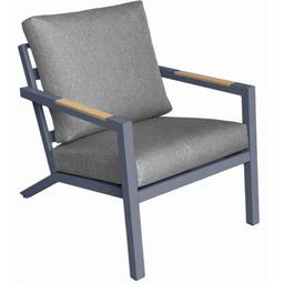 Fotel aluminiowy ogrodowy MISTERIOSO wygodne siedzisko